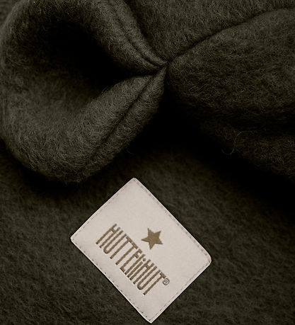 Huttelihut Elefanthue - Uld - 2-lags - Rosin m. ?rer