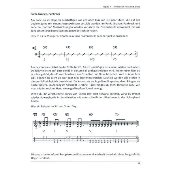 Elisabeth Pfeiffer Pop- und Rock Ukulele Akkorde