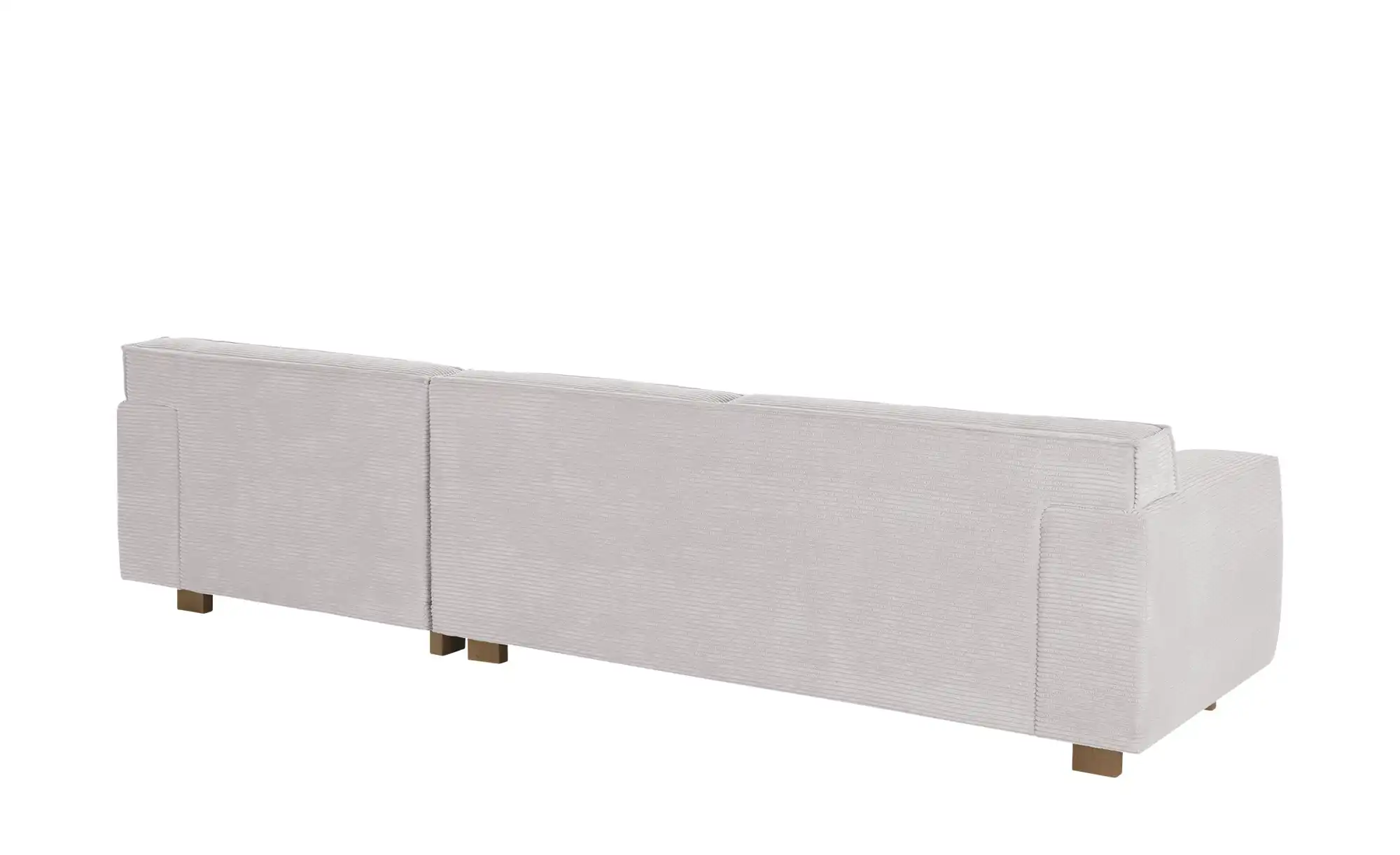 SOHO Ecksofa Cord Weiß Trenisha