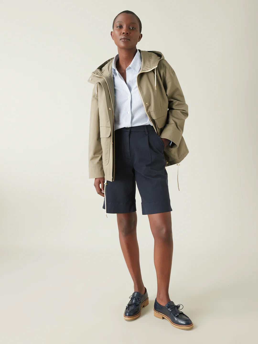 Parka coton déperlant femme