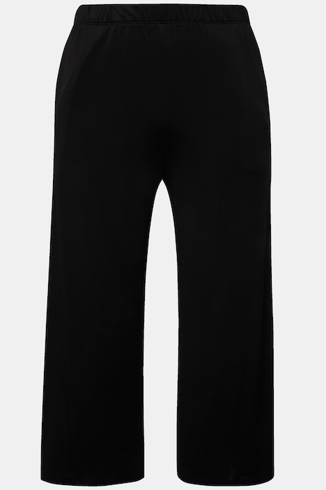 Slinky-Culotte, wadenlang, weites Bein, Elastikbund