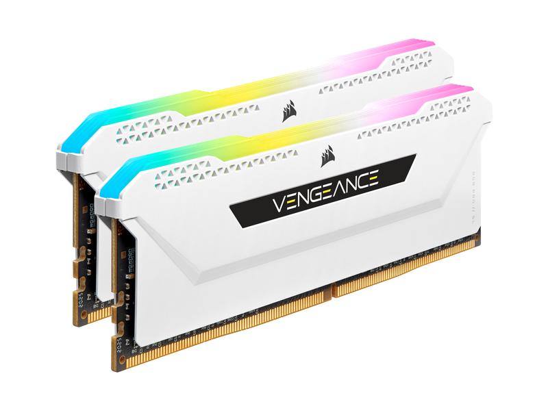 Corsair DDR4-RAM Vengeance RGB PRO SL White iCUE 3200 MHz 2 Corsair DDR4 Vengeance RGB PRO SL 32 GB 2Kit