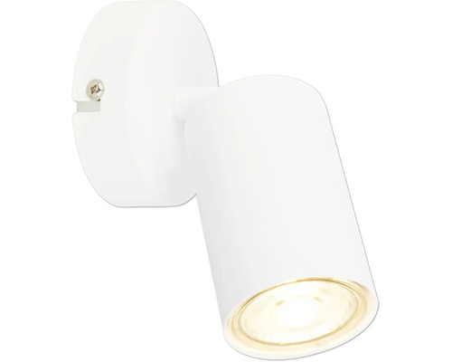Plafondspot, 1-lichts, L 18 cm, wit