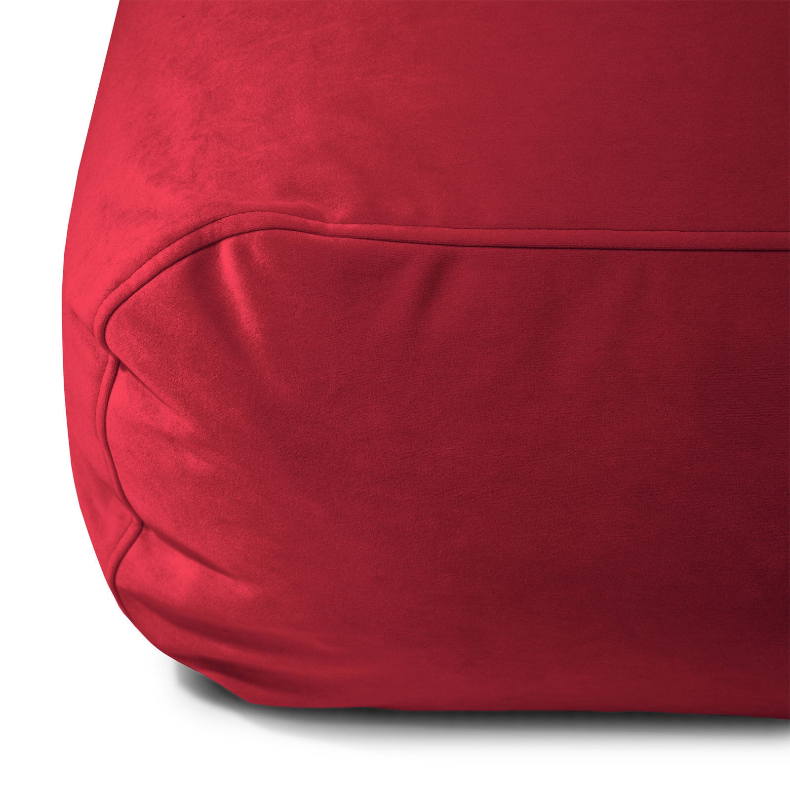 Sitzsack SMOOTH 100 x 85 cm rot