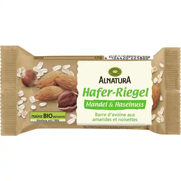 Bio Hafer-Riegel Mandel & Haselnuss