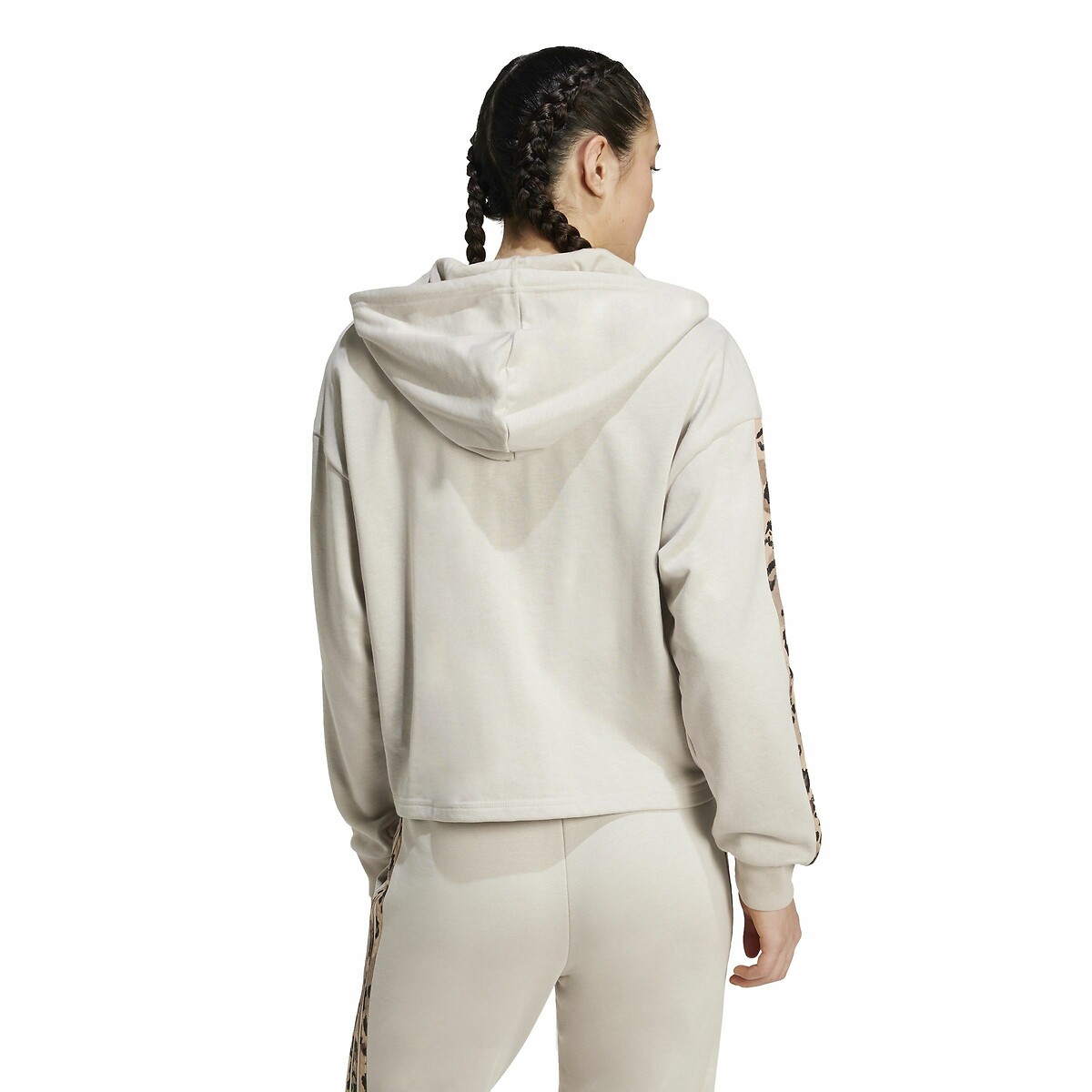 ADIDAS ROUPAS ESPORTIVAS<br>Moletom com estampa de leopardo