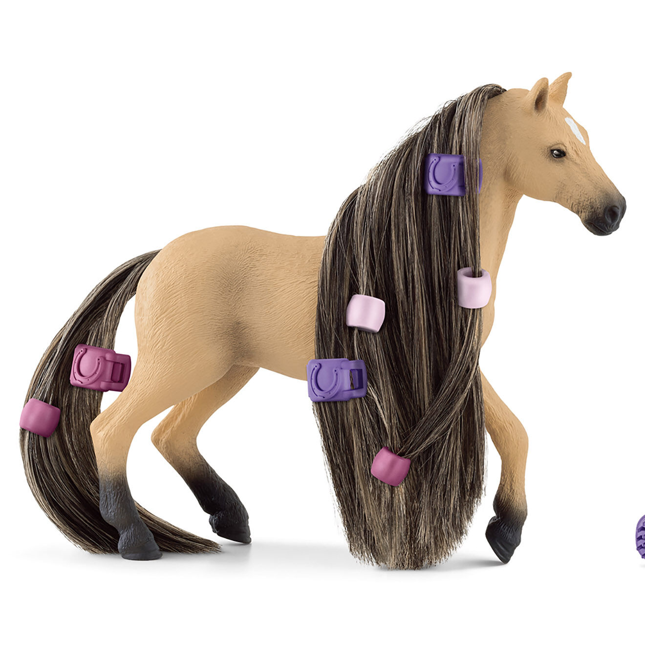 Schleich Jument Andalouse à coiffer multicolore