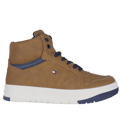 Tommy Hilfiger Stiefel - Mid Cutlace-Up - Tabak