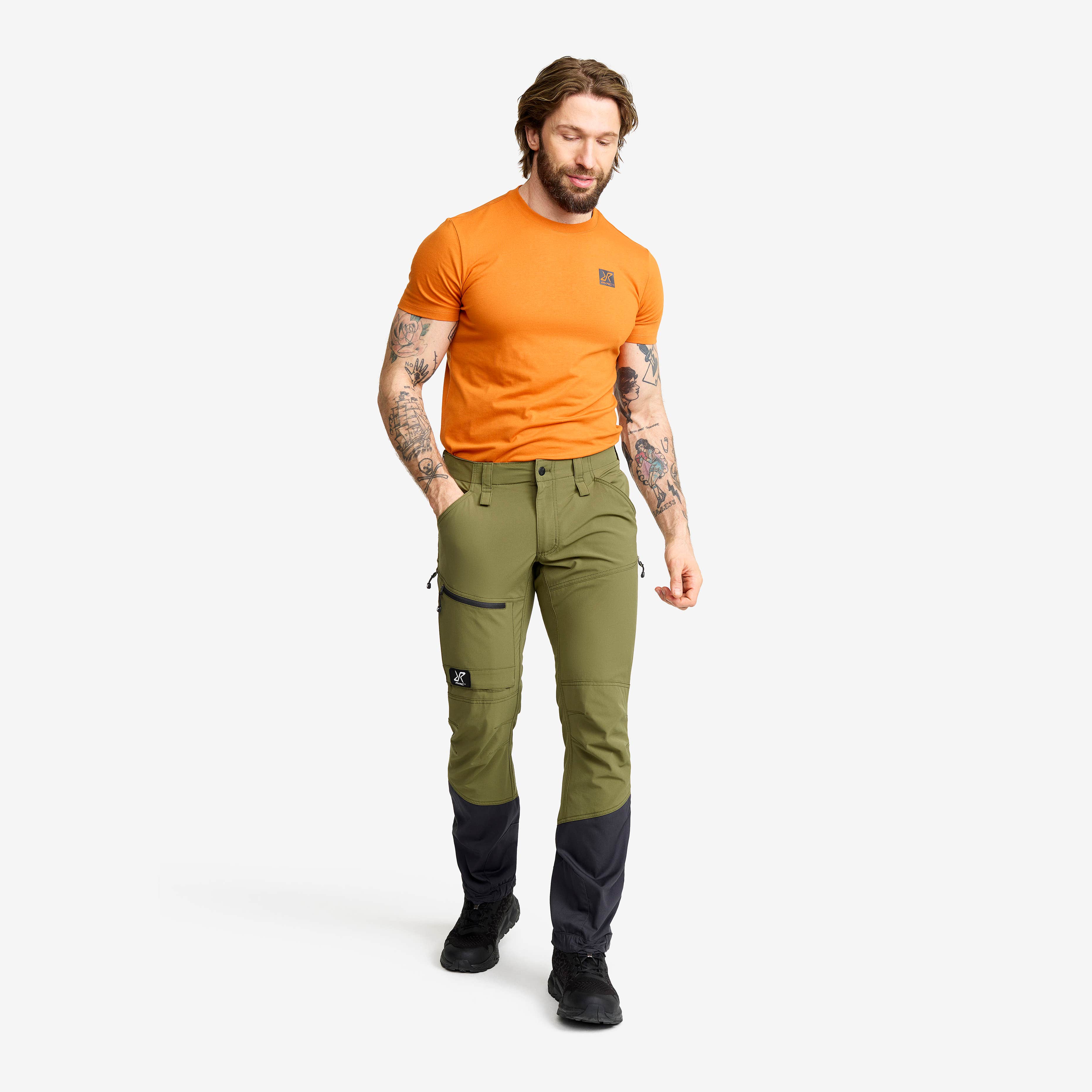 Range Pro Stretch Pants Herre Burnt Olive/Anthracite