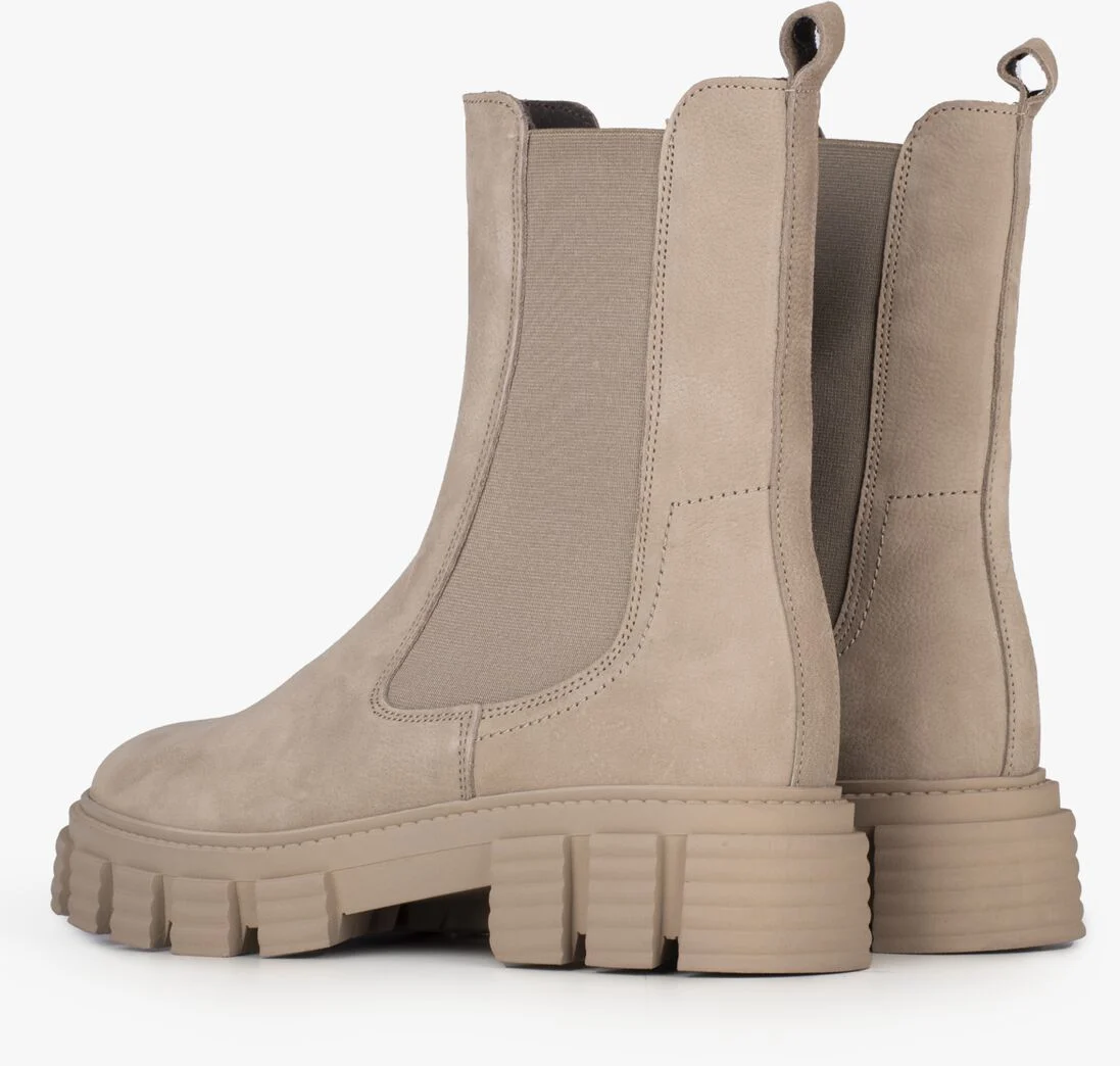 PS POELMAN taupe ps poelman chelsea boots p7343