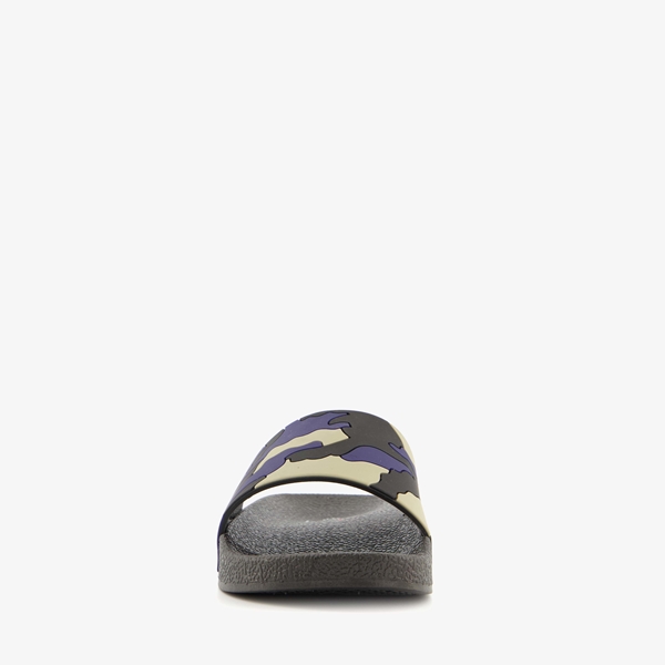 Kinder badslippers met camouflageprint
