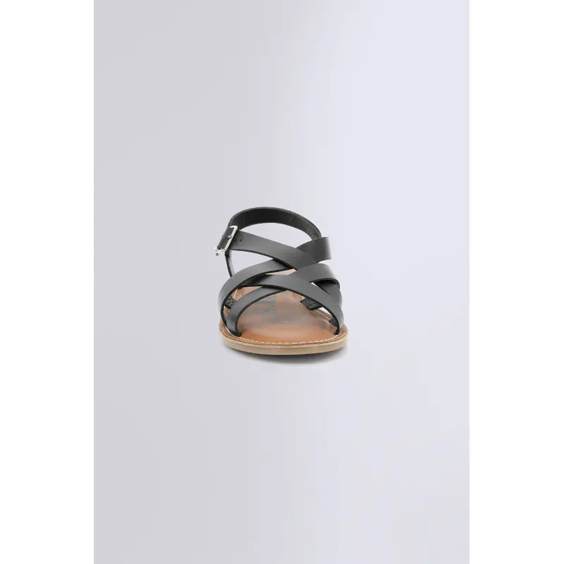 Kick diana Noir SANDALES Cuir Femme