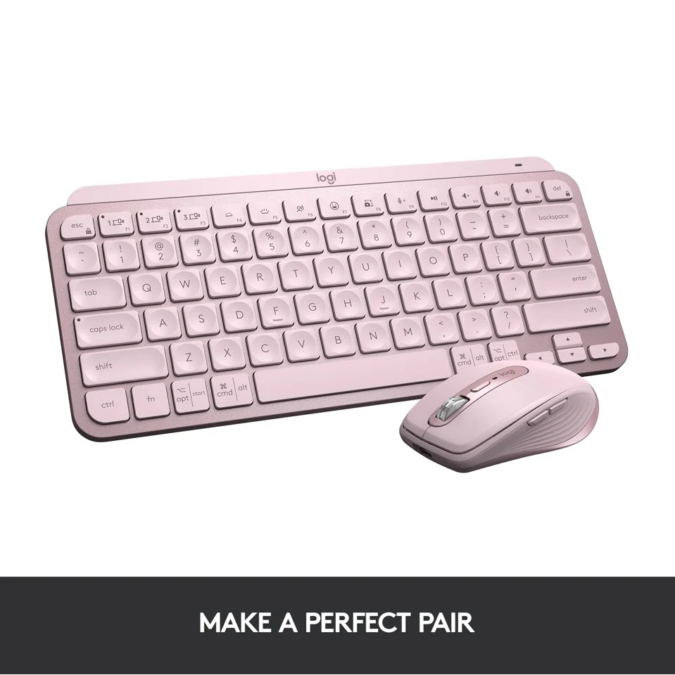 Logitech - MX Keys Mini minimalistisk Trådløs Tastatur - Nordic Layout