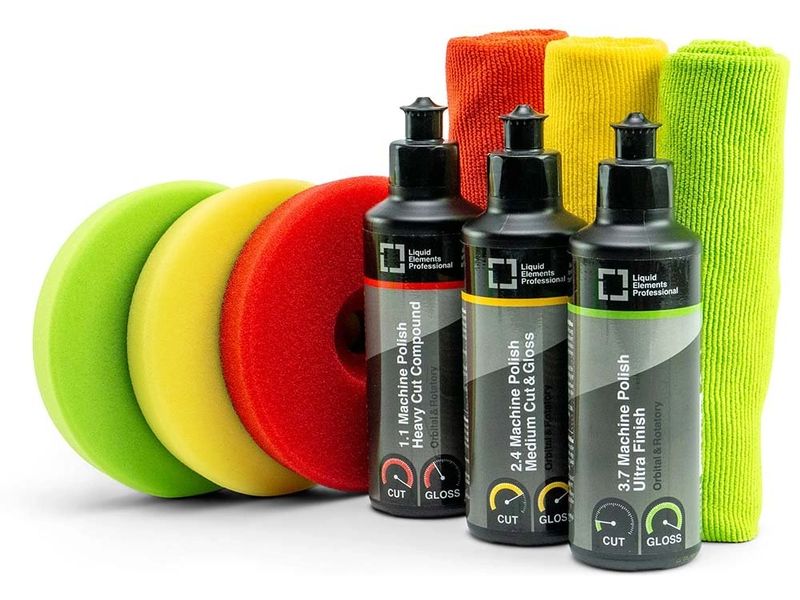 Liquid Elements Poliermaschine T3200 Set Exzenterpoliermaschine mit einem Hub von 10 mm