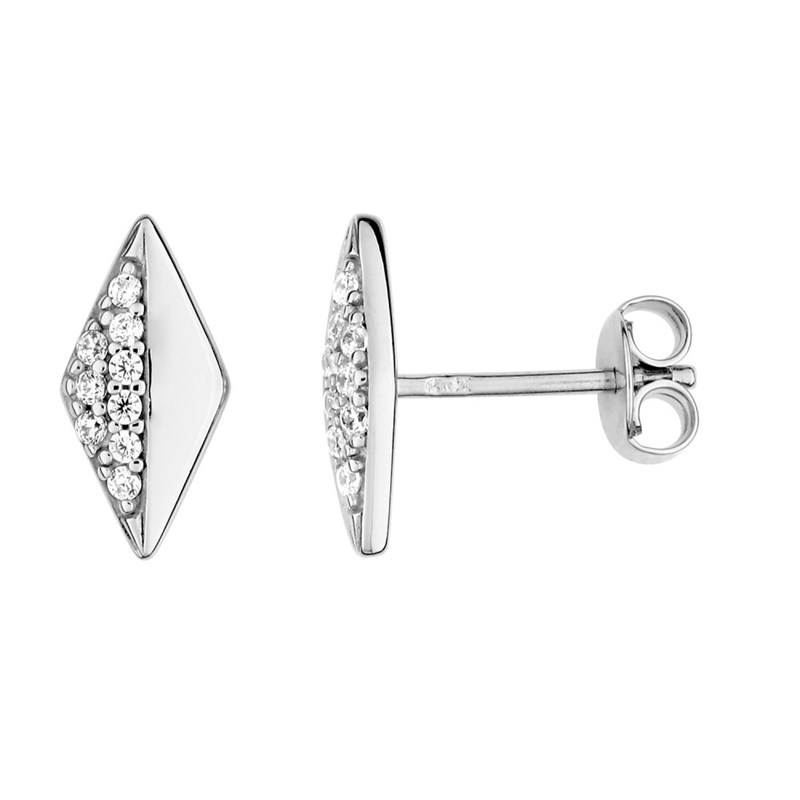 Boucles d'oreilles Femme - Oxyde de zirconium - Argent 925