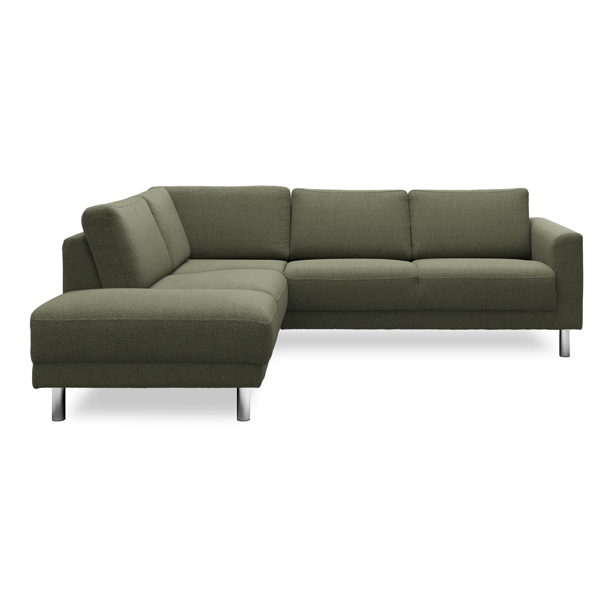 cleveland venstrevendt sofa med pufafslutning