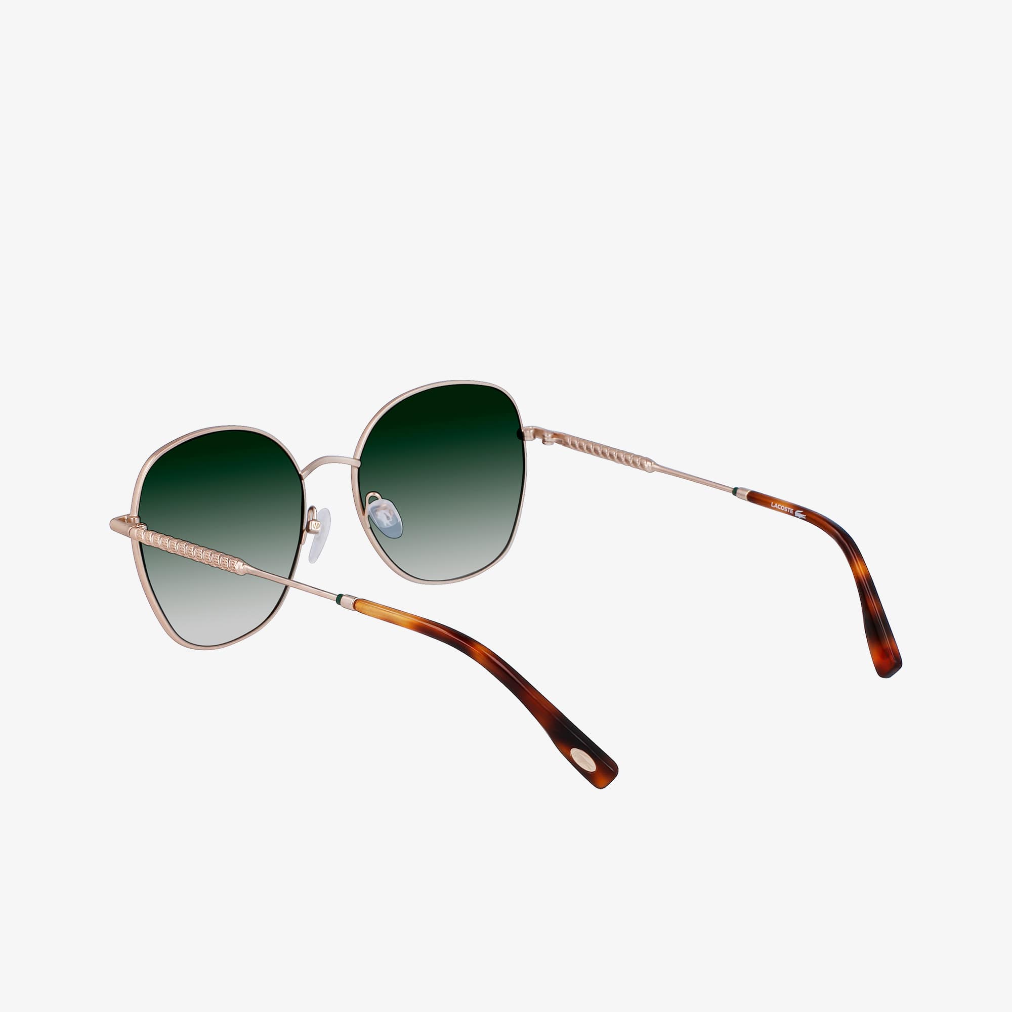 Lunettes de soleil Neoheritage ovales en métal Lunettes de soleil - Marron - Lacoste - Femme