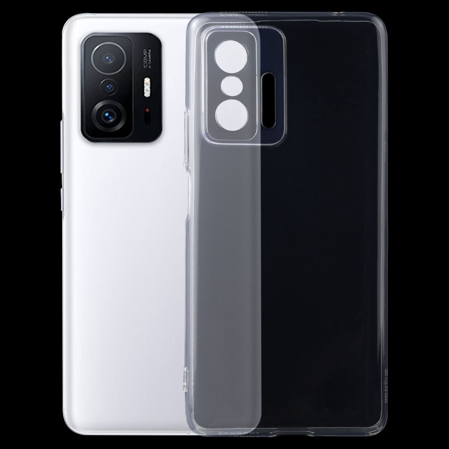 Hülle Handy Schutz für Xiaomi Mi 11T 11T Pro Case Cover Tasche Etuis Transparent