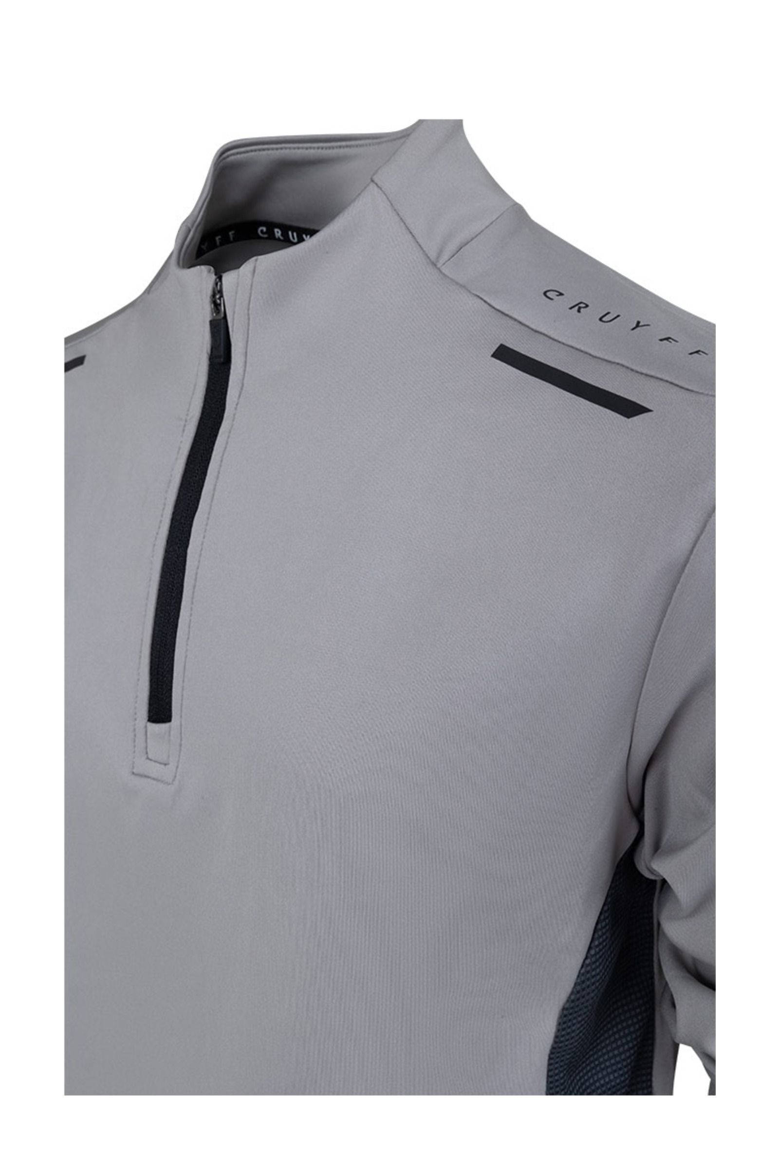 Cruyff sportshirt Metabolic grijs