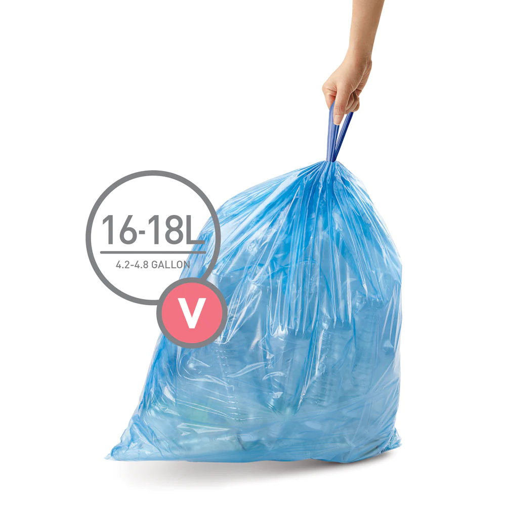 Pack de 20 sacs poubelle 18L code L Simplehuman