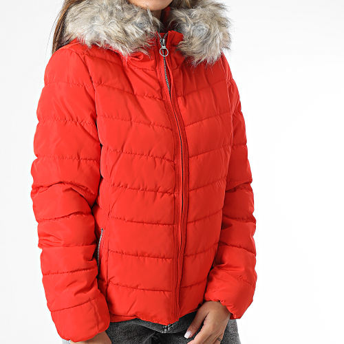 Doudoune Capuche Femme New Ellan Orange