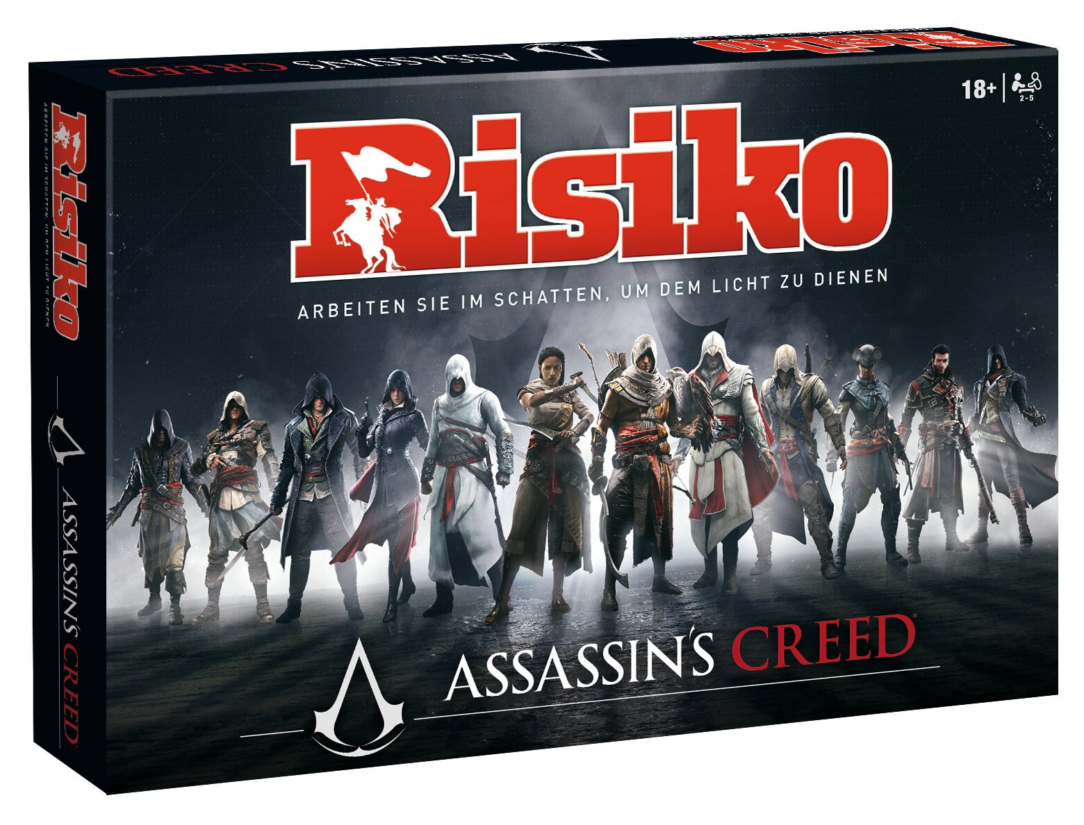 Risiko Assassin's Creed deutsch Gesellschaftsspiel Brettspiel Strategiespiel