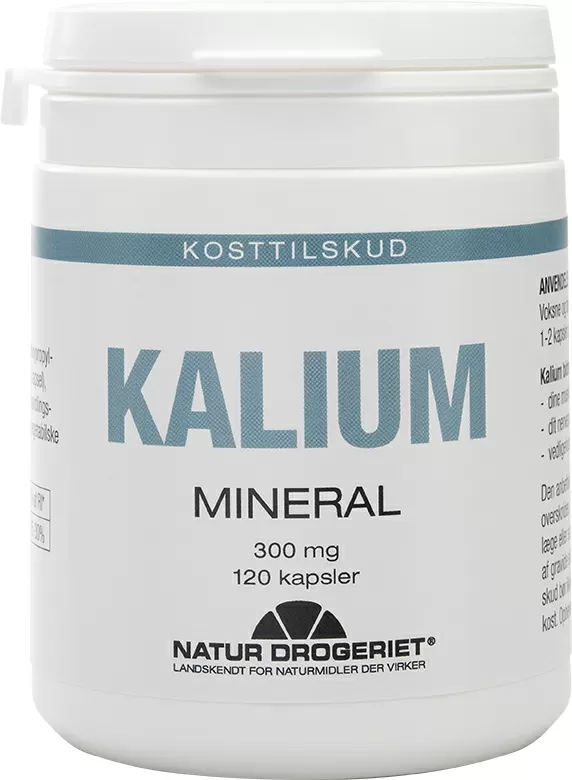 Natur-Drogeriet Kalium 300 mg - 120 kaps.