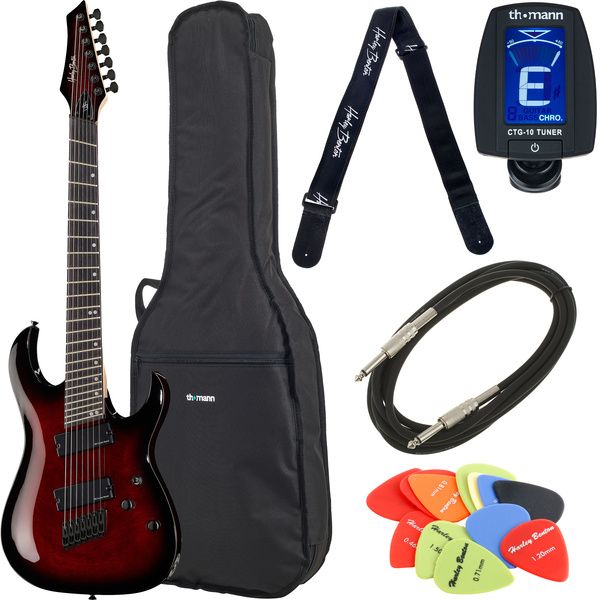 Harley Benton MultiScale-7 TPB Bundle