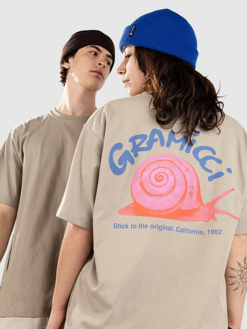 Gramicci Snail T-Shirt khaki