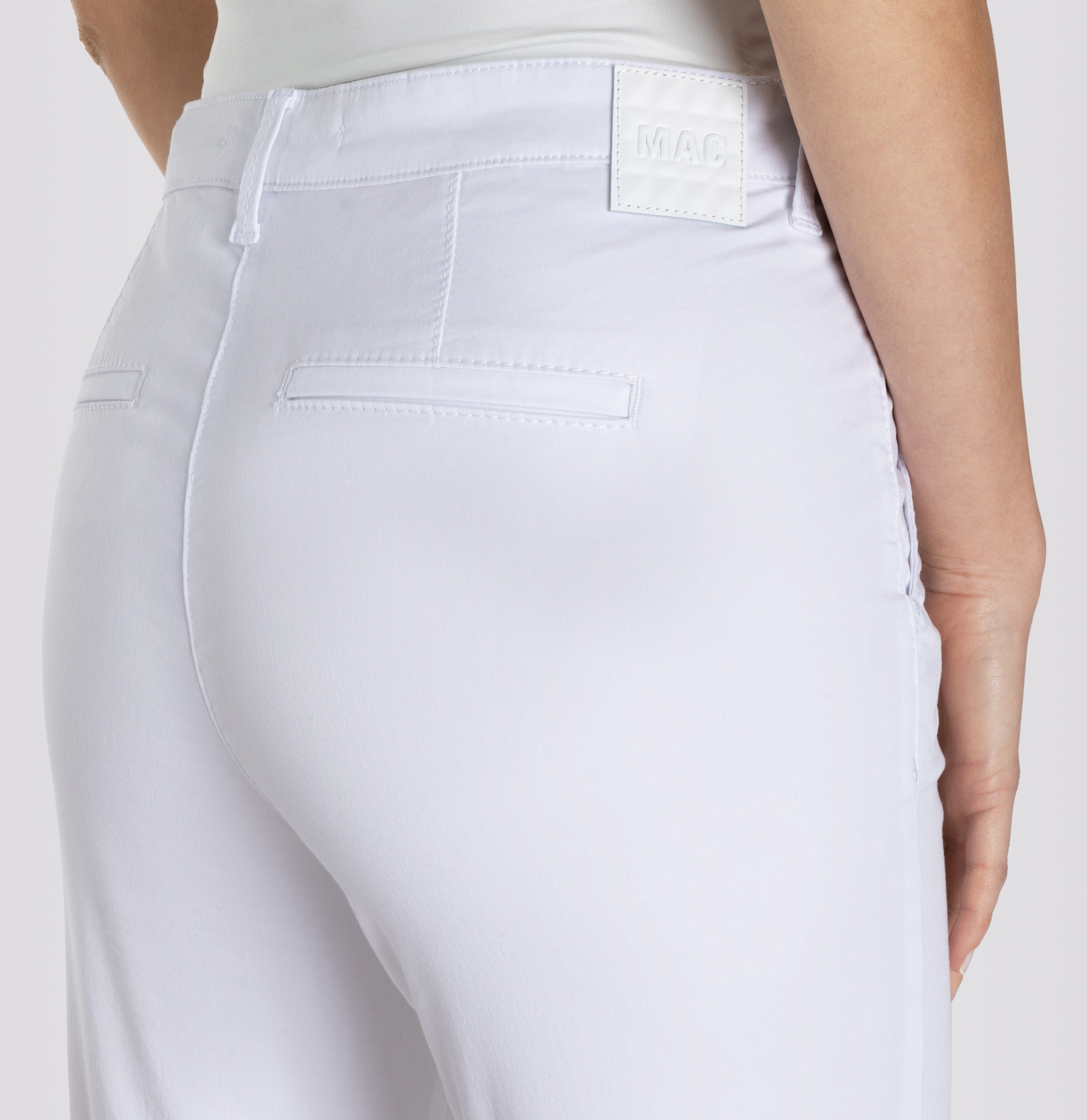 MAC Chinohose »CHINO turn up«  mit dezentem Glanz, elegant und sportiv zugleich