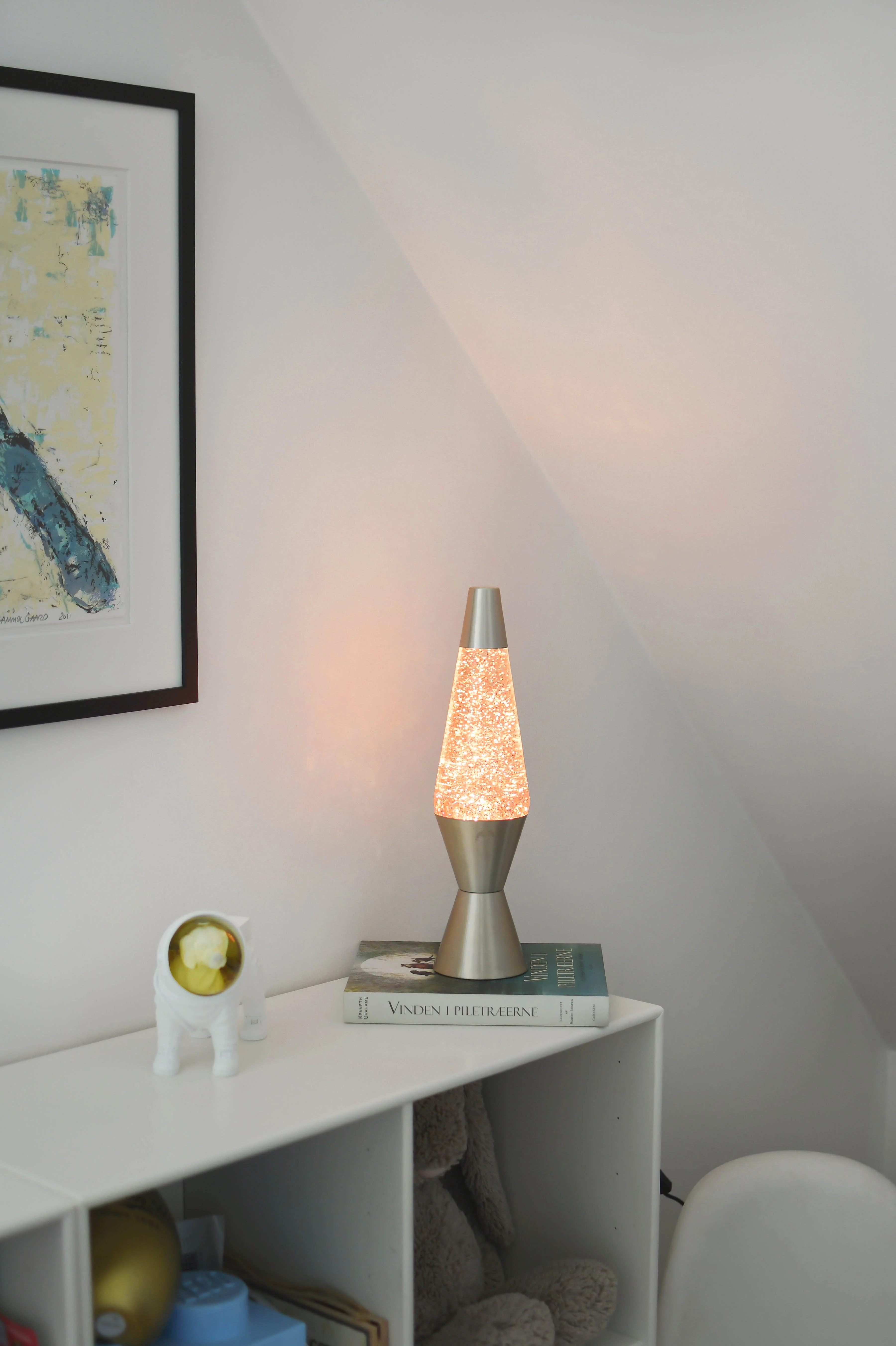 Bahne Interior  Lavalampe - multifarvet glitter