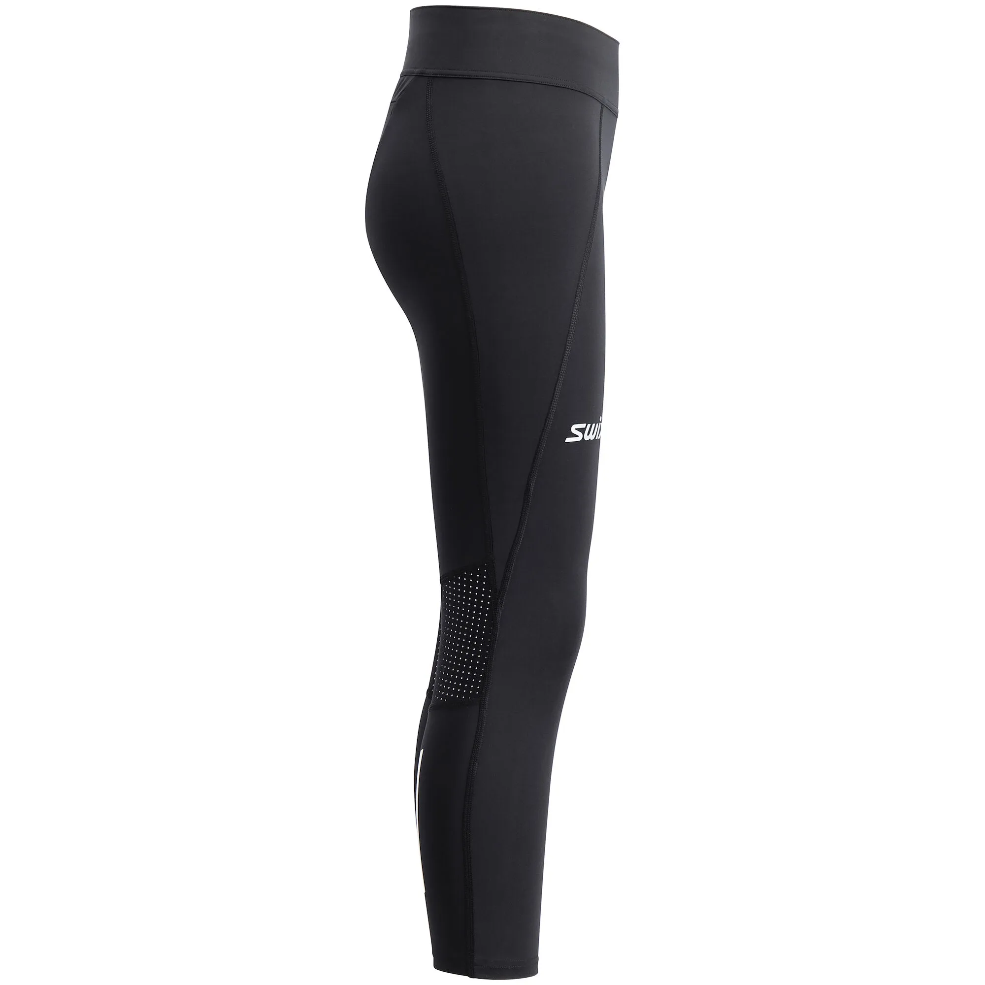 Swix Pace High Waist Cropped Tights W Black