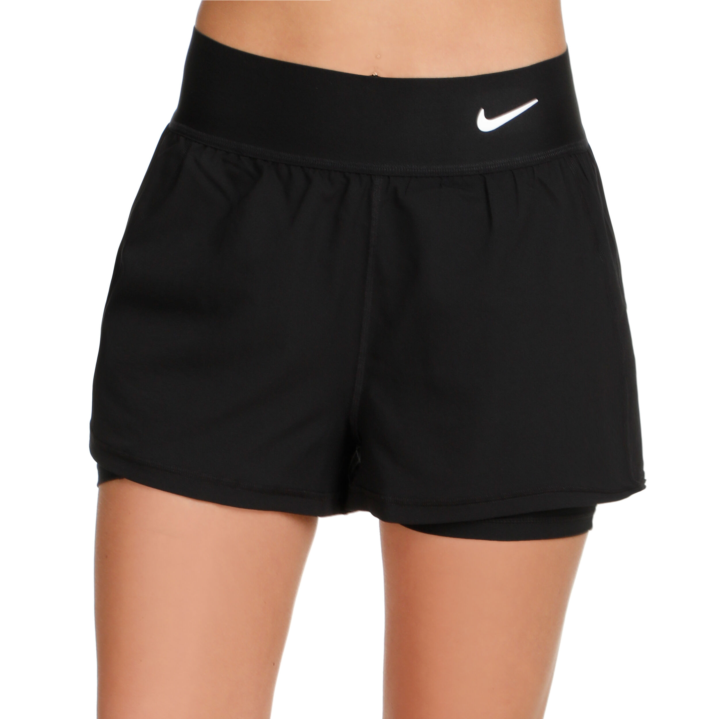 Nike Dri-Fit Advantage Court Shorts Femmes - Noir