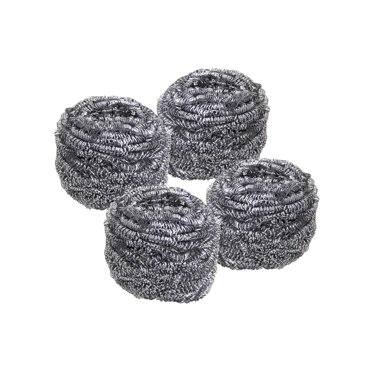 Lot de 4 éponges inox à récurer Fackelmann Tecno Fackelmann