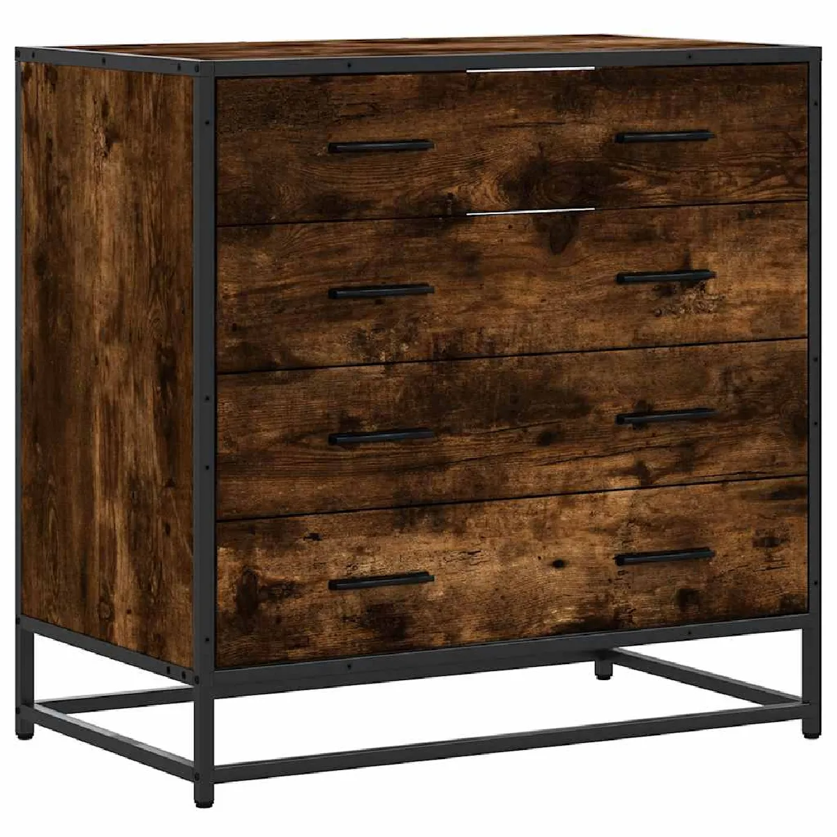 VIDAXL Commode Chêne Fumé