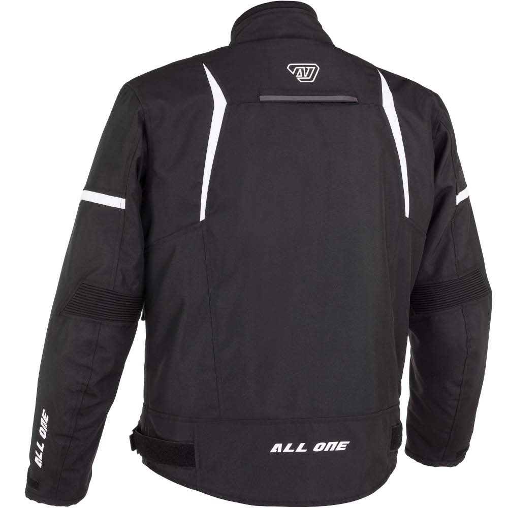 All One - Blouson Track Noir / Blanc