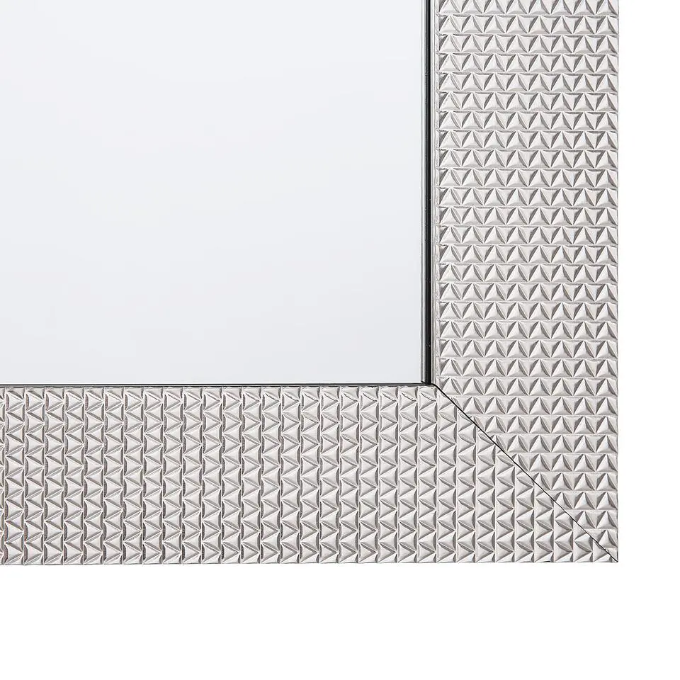 DERVAL - Wandspiegel - Zilver - Synthetisch materiaal