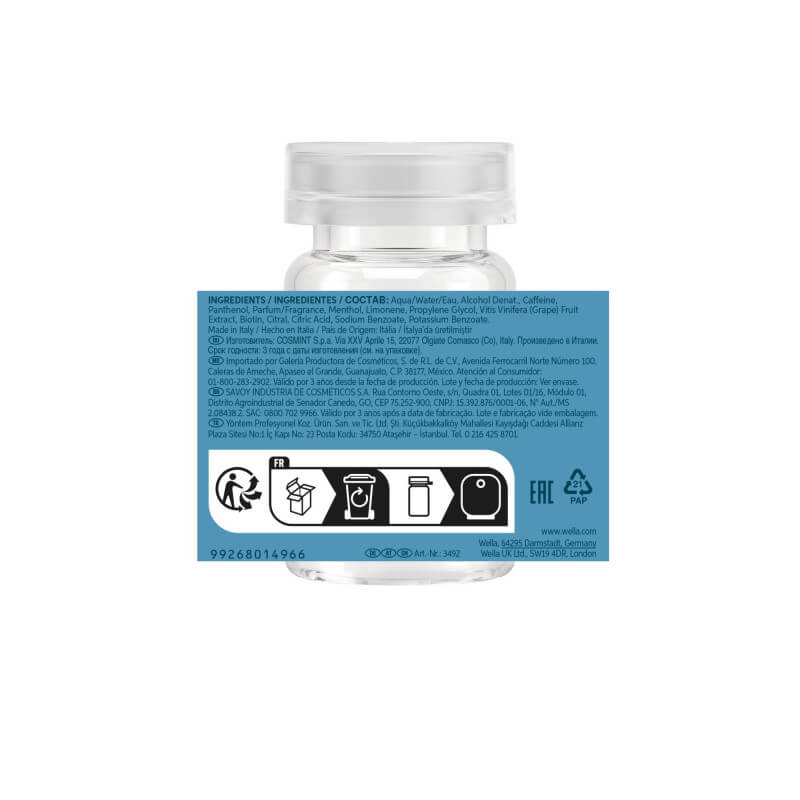 Boite de 8 sérums anti-chute Invigo Balance Wella 6ML