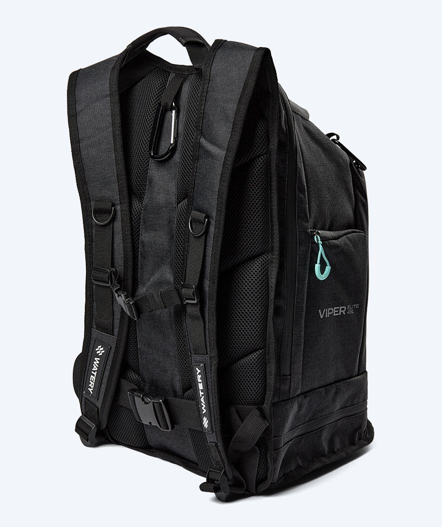 Watery svømmetaske - Viper Elite 45L - Sort/lyseblå