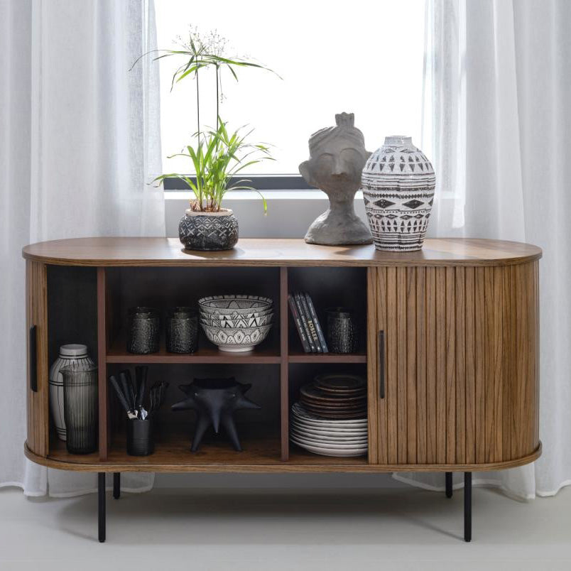 by fonQ Alon Dressoir - B 140 cm - Smoked Eiken