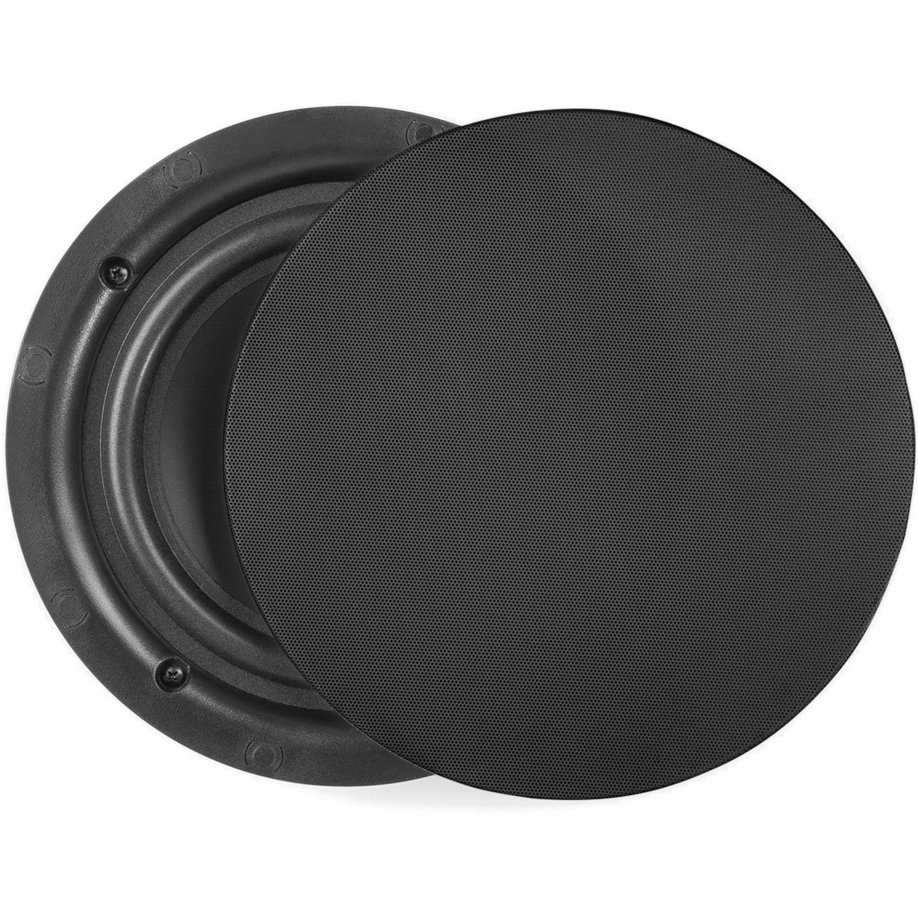 Power Dynamics NCBT8B actieve plafondluidsprekerset met Bluetooth, 8 inch