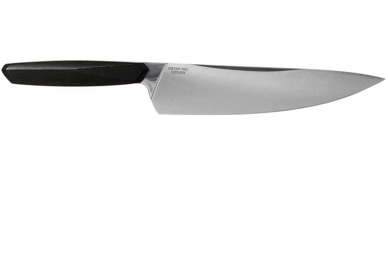 Xin Cutlery XinCore XC124 Black G10, Red Liners, Satin, koksmes, 21,5 cm