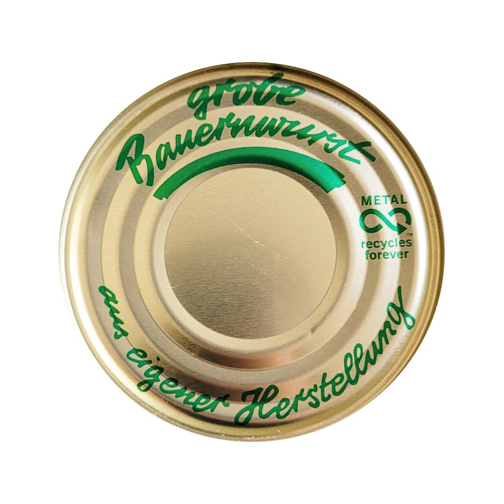 Schwarzwaldhaus Original Grobe Bauernwurst 400g Goldglanzdose MHD:3.12.25