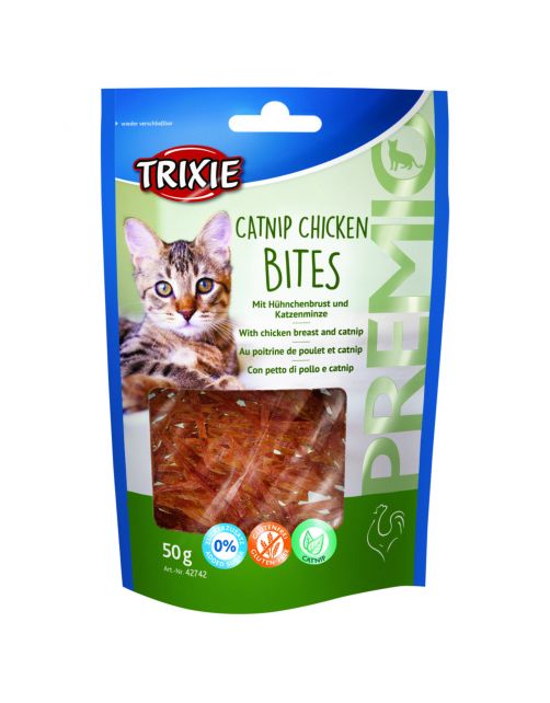 Trixie Catnip Bites - Kattensnack - Kip 50 g