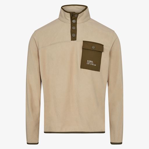Signal Siaron Half Button Fleece, Pure Cashmere, L