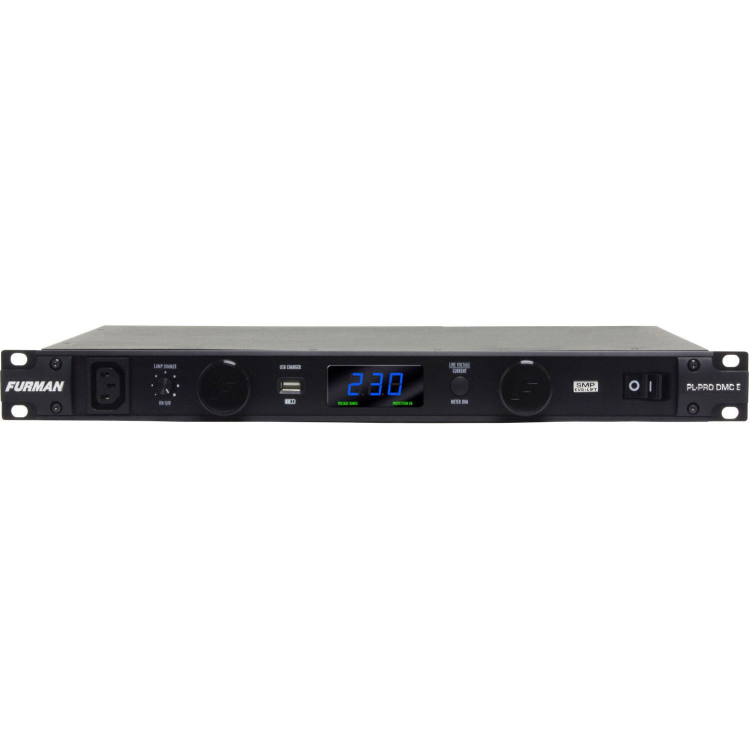 Furman PL-PRO DM C E 16A Power Conditioner Export met Volt/Ampèremeter 220V-240V