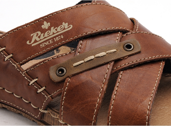 Rieker mules et sabots homme 21999 marron