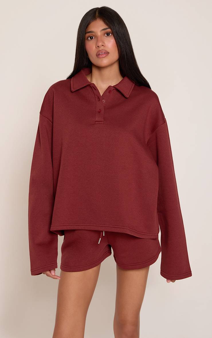 Marron Short De Jogging Léger