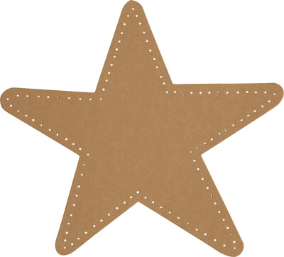 Stjerne - Ø 17 CM - 350 G - Natur - 4 Stk