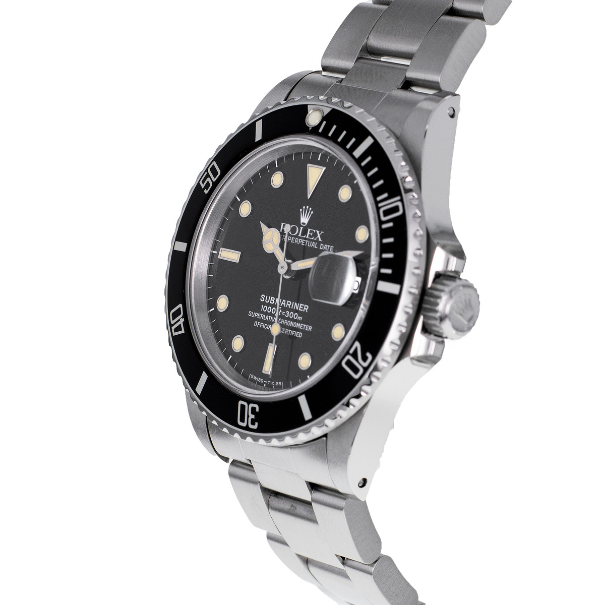 Montre d'occasion ROLEX, modèle submariner date, acier homme